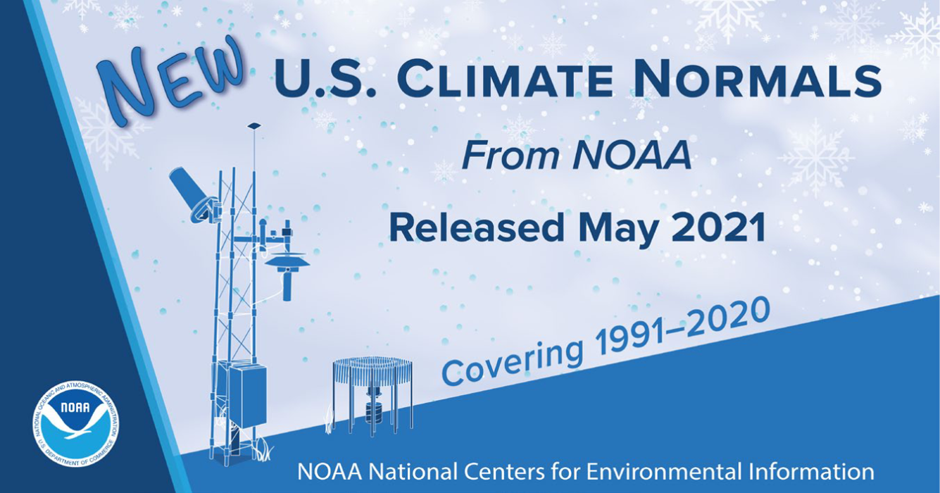 New 1991-2020 Climate Normals Released